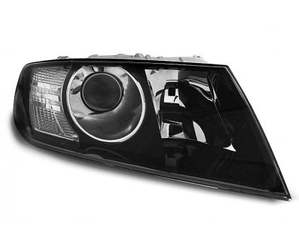 Přední světla Škoda Octavia II 04-09 - černé H7