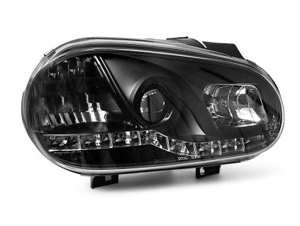 Přední světla VW Golf IV 98-03 - černé