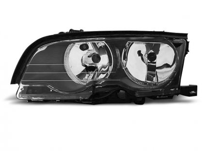 Přední světlo BMW E46 Coupe Cabrio 01-03 - černé LEVÉ