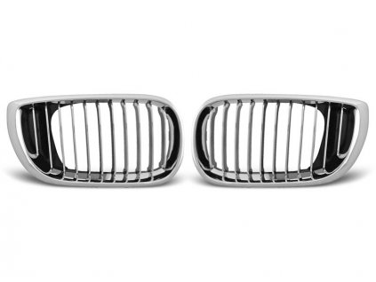 Přední maska, ledvinky BMW E46 sedan + touring 01-05 chrom