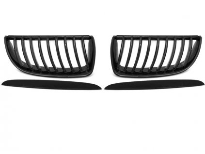 Přední maska, ledvinky BMW E90/E91 03.05-08.08 lesklá černá