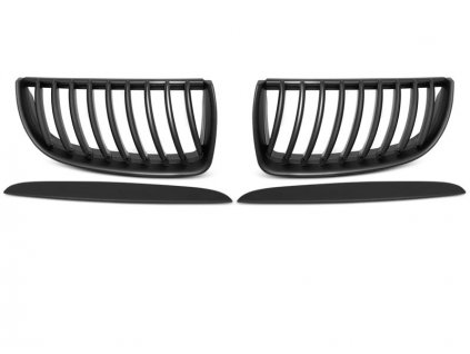Přední maska, ledvinky BMW E90/E91 03.05-08.08 matná černá