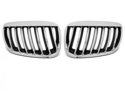 Přední maska, ledvinky BMW X5 E53 04-06 chrom