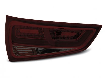 Zadní světla Audi A1 2010- červené/kouřové LED BAR