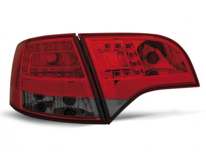 Zadní světla Audi A4 05-08 combi - kouřové/červené LED