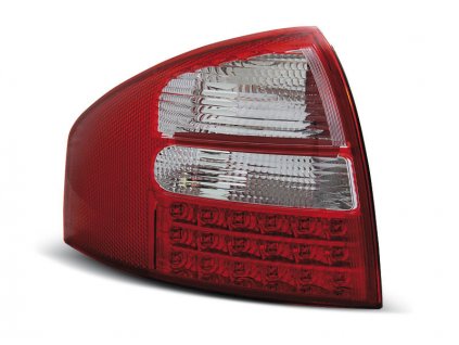 Zadní světla Audi A6 4B 97-04 sedan - bílé/červené LED