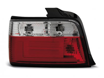 Zadní světla BMW E36 Lim. 92-98 - červené/krystal LED BAR