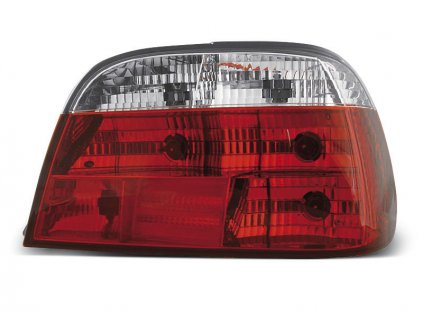 Zadní světla BMW E38 95-02 - krystal/červené