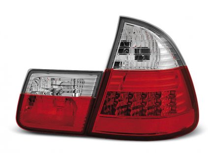 Zadní světla BMW E46 99-05 combi - krystal/červené LED