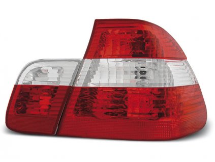 Zadní světla BMW E46 Lim. 09.01-03.05 - bílé/červené