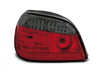 Zadní světla BMW E60 03-07 sedan - červená/kouřová LED