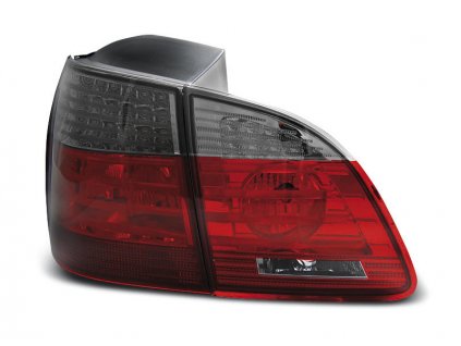 Zadní světla BMW E61 04-07 combi - červené/kouřové LED