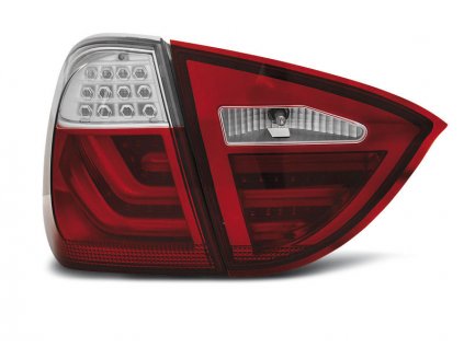 Zadní světla BMW E91 kombi 05-08 červené/krystal LED BAR