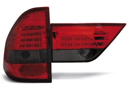 Zadní světla BMW X3 E83 04-06 - kouřové/červené LED
