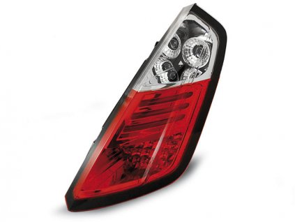 Zadní světla Fiat Grande Punto 05-09 - krystal/červené LED