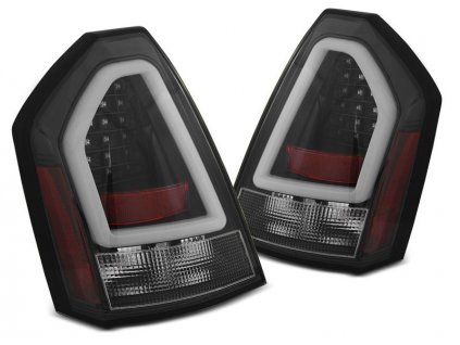 Zadní světla Chrysler 300C 05-08 - černé LED BAR