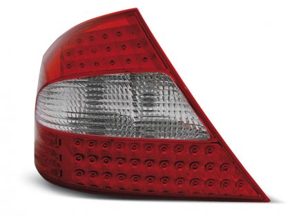 Zadní světla Mercedes Benz CLK W209 03-10 - bílé/červené LED