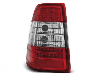 Zadní světla Mercedes Benz E W124 Kombi 85-95 - červené/čiré LED