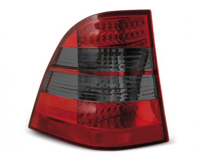 Zadní světla Mercedes Benz ML W163 98-05 - kouřové/červené LED