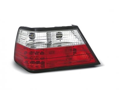 Zadní světla Mercedes Benz W124 E-Klasse 84-95 - krystal/červené LED