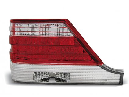 Zadní světla Mercedes Benz W140 S-Klasse 95-98 - krystal/červené LED