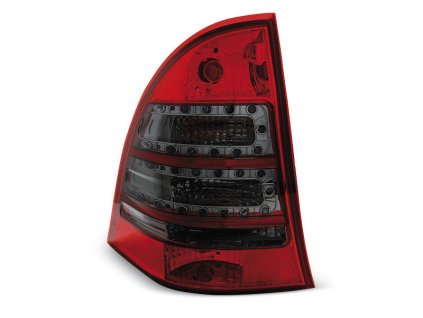 Zadní světla Mercedes Benz W203 C-Klasse combi 00-07 červená/kouřová LED