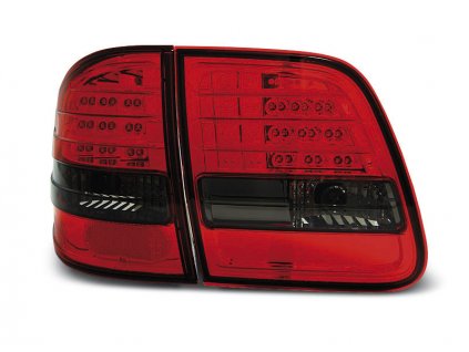 Zadní světla Mercedes Benz W210 T-Modell (combi) 96-03 červené/ kouřové LED
