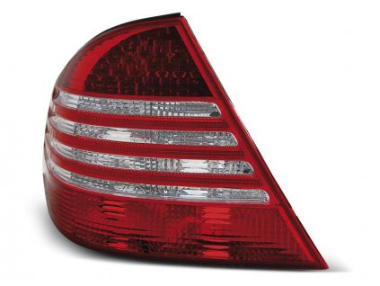 Zadní světla Mercedes Benz W220 S-Klasse 98-05 - bílé/červené LED