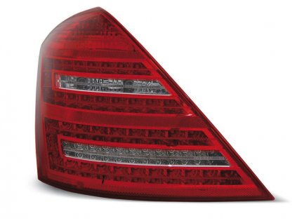 Zadní světla Mercedes Benz W221 S-Klasse 05-09 - bílé/červené LED