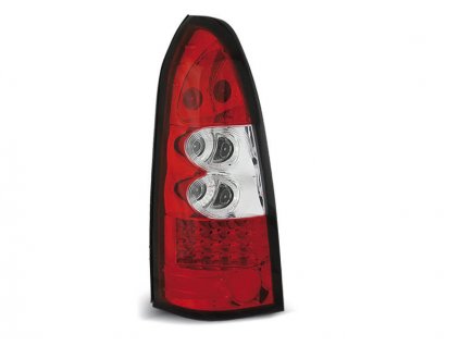 Zadní světla Opel Astra G Caravan 98-04 - krystal/červené LED