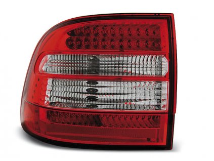 Zadní světla Porsche Cayenne 03-07 červená/krystal LED