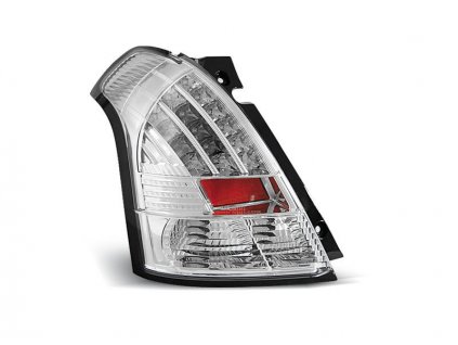 Zadní světla Suzuki Swift 05-10 - krystal/chrom LED