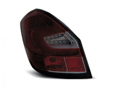 Zadní světla Škoda Fabia II 07- červená/ kouřová LED BAR