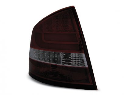 Zadní světla Škoda Octavia II sedan 04- červená/ kouřová LED BAR