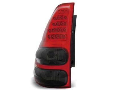 Zadní světla Toyota Land Cruiser 120 03-09 - kouřové/červené LED
