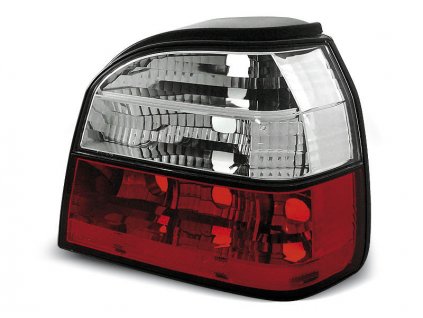 Zadní světla VW Golf III 92-98 - krystal/červené
