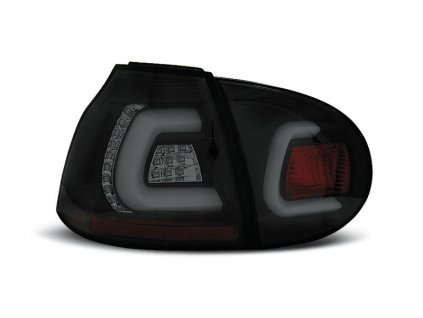 Zadní světla VW Golf V 03-09 černá/ kouřová LED BAR