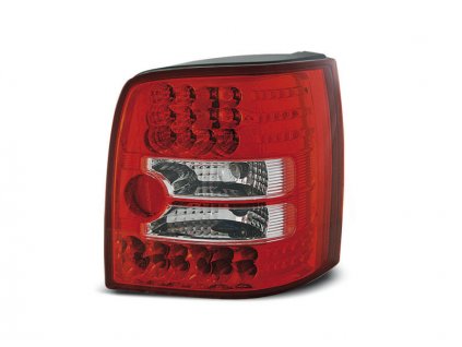 Zadní světla VW Passat B5 3B combi 97-00 - krystal/červené LED