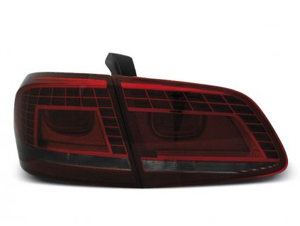 Zadní světla VW Passat sedan B7 10-14 červená/kouřová LED
