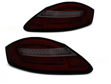 Zadní světla Porsche Boxter 987/ Cayman 05-08 červené/kouřové LED SEQ