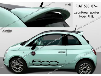 Zadní spoiler Fiat 500 hatchback 10 / 2007 –