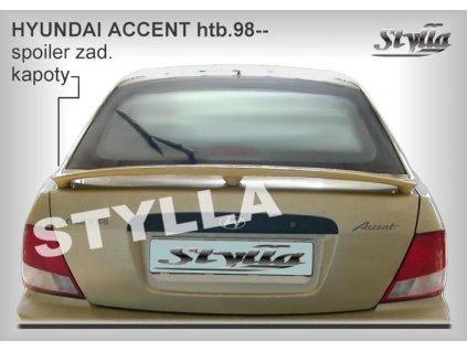 Zadní spoiler Hyundai Accent 3D / 5D liftback 1997 –