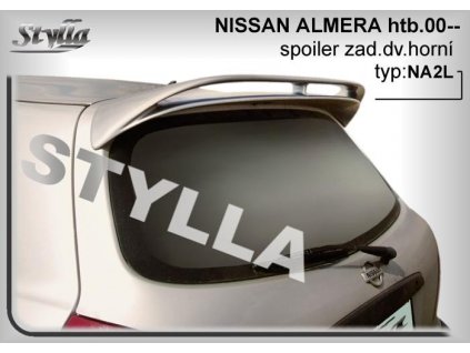 Zadní spoiler Nissan Almera 3D / 5D hatchback 01 / 2000 –