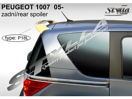 Zadní spoiler Peugeot 1007 MPV 04 / 2005 –