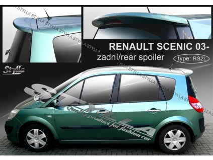 Zadní spoiler Renault Scenic MPV 06 / 2003 –