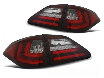Zadní světla Lexus RX III 350 09-12 červená/bílá LED BAR