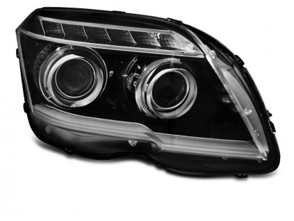 Přední světla Mercedes Benz GLK X204 06.08-08.12 černá TUBE LIGHT