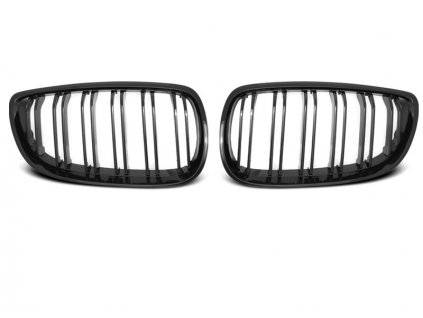 Přední maska, ledvinky BMW E92/E93 07-10 C/C černá lesklá DOUBLE BAR M-LOOK