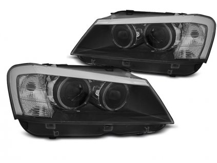 Přední světla BMW X3 F25 10-14 - černé LED