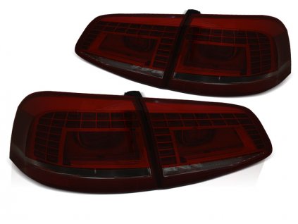 Zadní světla VW Passat combi B7 10-14 červená/kouřová LED